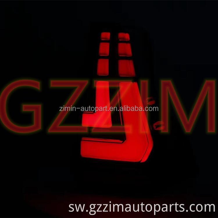 Sehemu za gari nyuma taa iliyoongozwa taa ya taa iliyobadilishwa taa ya FJ150 Prado 2018